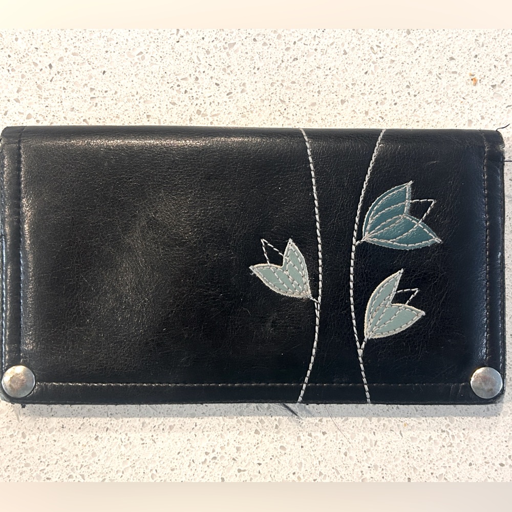 Queen Bee leather wallet